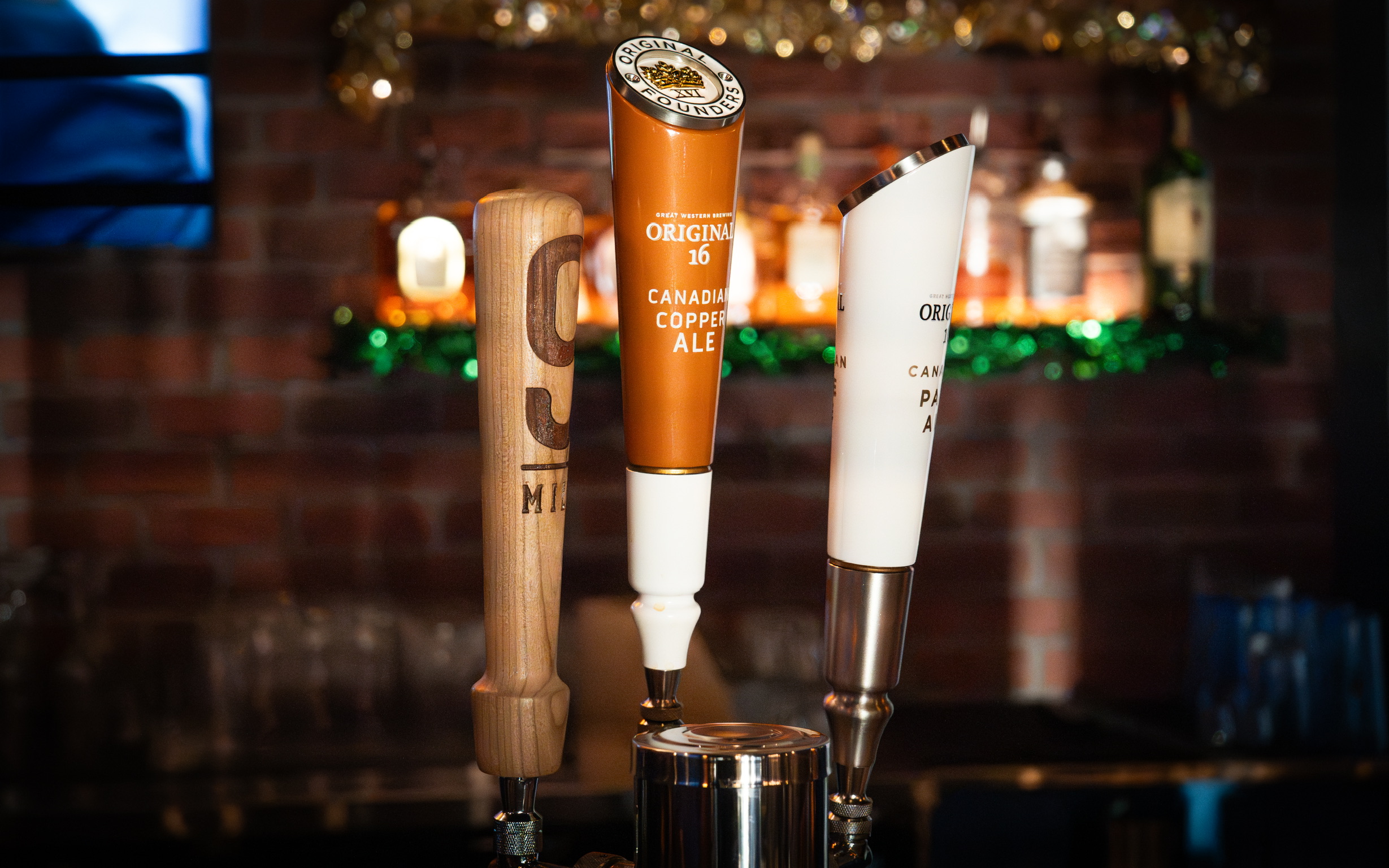 Beer on tap